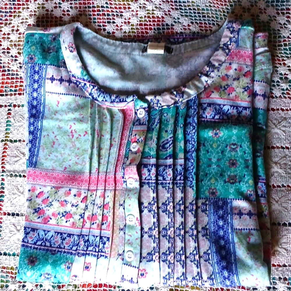 Color Boho style top